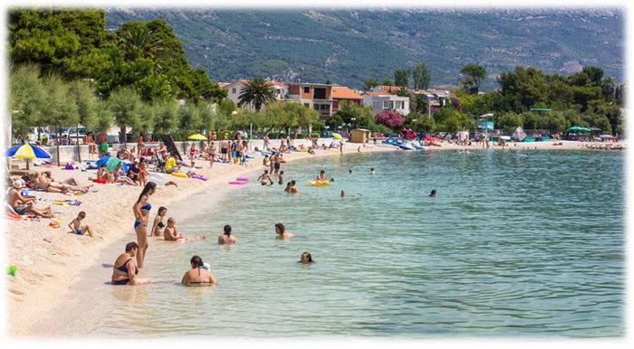 Apartmani Ljubica Kastela Bagian luar foto